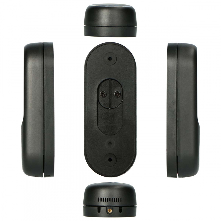 Alecto Slimme Wi-Fi-deurbel met camera, geschikt voor domotica Zwart