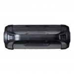 Lenco Spatwaterdichte Bluetooth®-luidspreker met FM-radio, USB, SD en Partyverlichting Zwart
