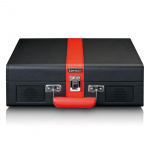 Lenco Platenspeler met Bluetooth®-ontvangst en ingebouwde luidsprekers Zwart / Rood