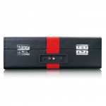 Lenco Platenspeler met Bluetooth®-ontvangst en ingebouwde luidsprekers Zwart / Rood