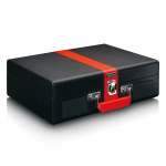 Lenco Platenspeler met Bluetooth®-ontvangst en ingebouwde luidsprekers Zwart / Rood