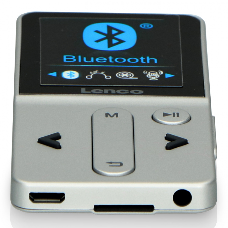 Lenco MP4-speler bluetooth® met 8 GB zilver