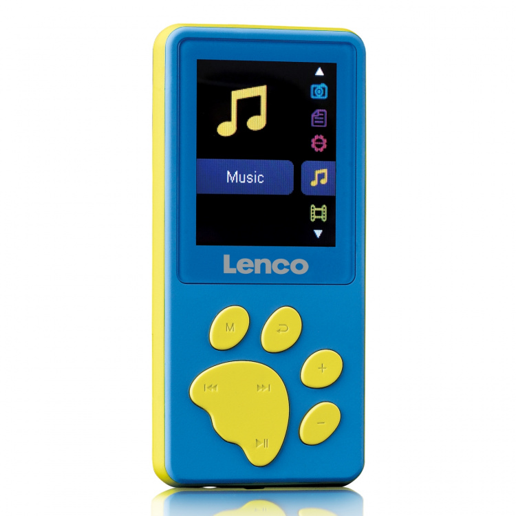 Lenco MP3/MP4-speler met 8 GB geheugen Blauw Lenco MP3/MP4-speler met 8 GB geheugen Blauw