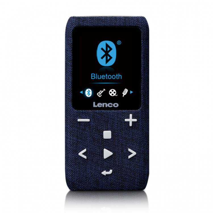 Lenco MP3/MP4-speler met Bluetooth® 8 GB Micro SD-kaart Blauw