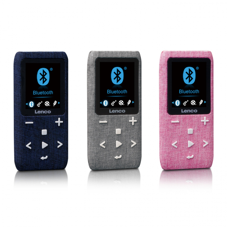 Lenco MP3/MP4-speler met Bluetooth® 8 GB Micro SD-kaart Blauw