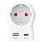 SKROSS Reisadapter Europa naar UK en andere USB-A/USB-C 20W PD Geaard SKROSS Reisadapter Europa naar UK en andere USB-A/USB-C 20W PD Geaard