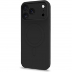 Celly Cromomag Zacht rubberen MagSafe hoesje geschikt voor iPhone 17 Pro Max Zwart Celly Cromomag Zacht rubberen MagSafe hoesje geschikt voor iPhone 17 Pro Max Zwart