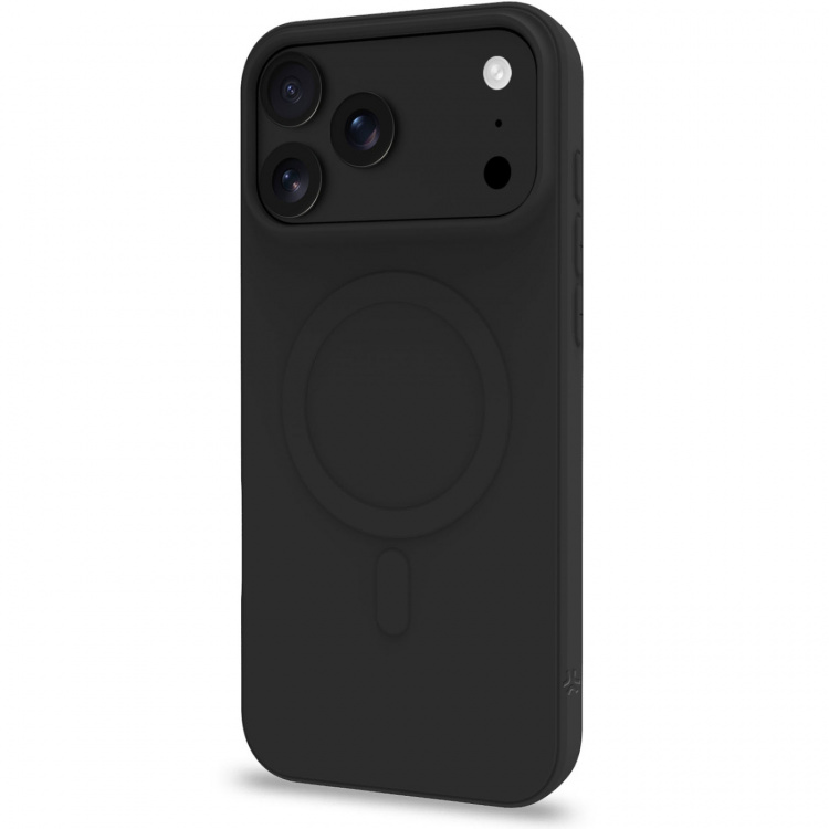 Celly Cromomag Zacht rubberen MagSafe hoesje geschikt voor iPhone 17 Pro Max Zwart Celly Cromomag Zacht rubberen MagSafe hoesje geschikt voor iPhone 17 Pro Max Zwart