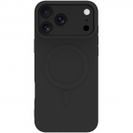 Celly Cromomag Zacht rubberen MagSafe hoesje geschikt voor iPhone 17 Pro Max Zwart Celly Cromomag Zacht rubberen MagSafe hoesje geschikt voor iPhone 17 Pro Max Zwart