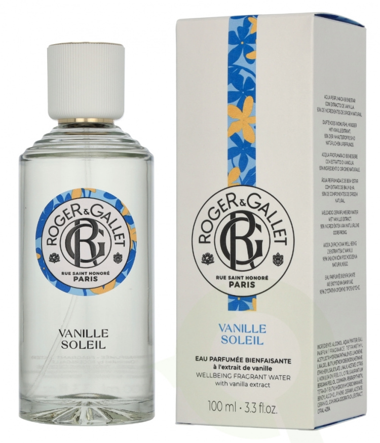 Roger & Gallet Beneficial Scented Water Vanille Soleil 100 ml