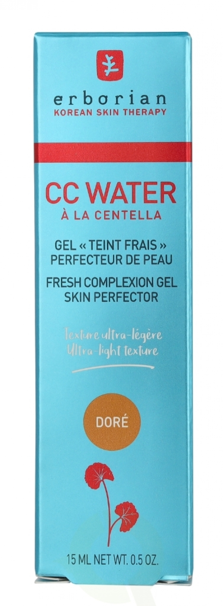 Erborian CC Water Centella Fresh Complex. Gel Skin Perfector 15 ml Dore