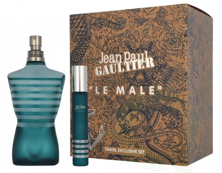 Jean Paul Gaultier Le Male Giftset 145 ml Edt Spray 125ml/Edp Spray 20ml