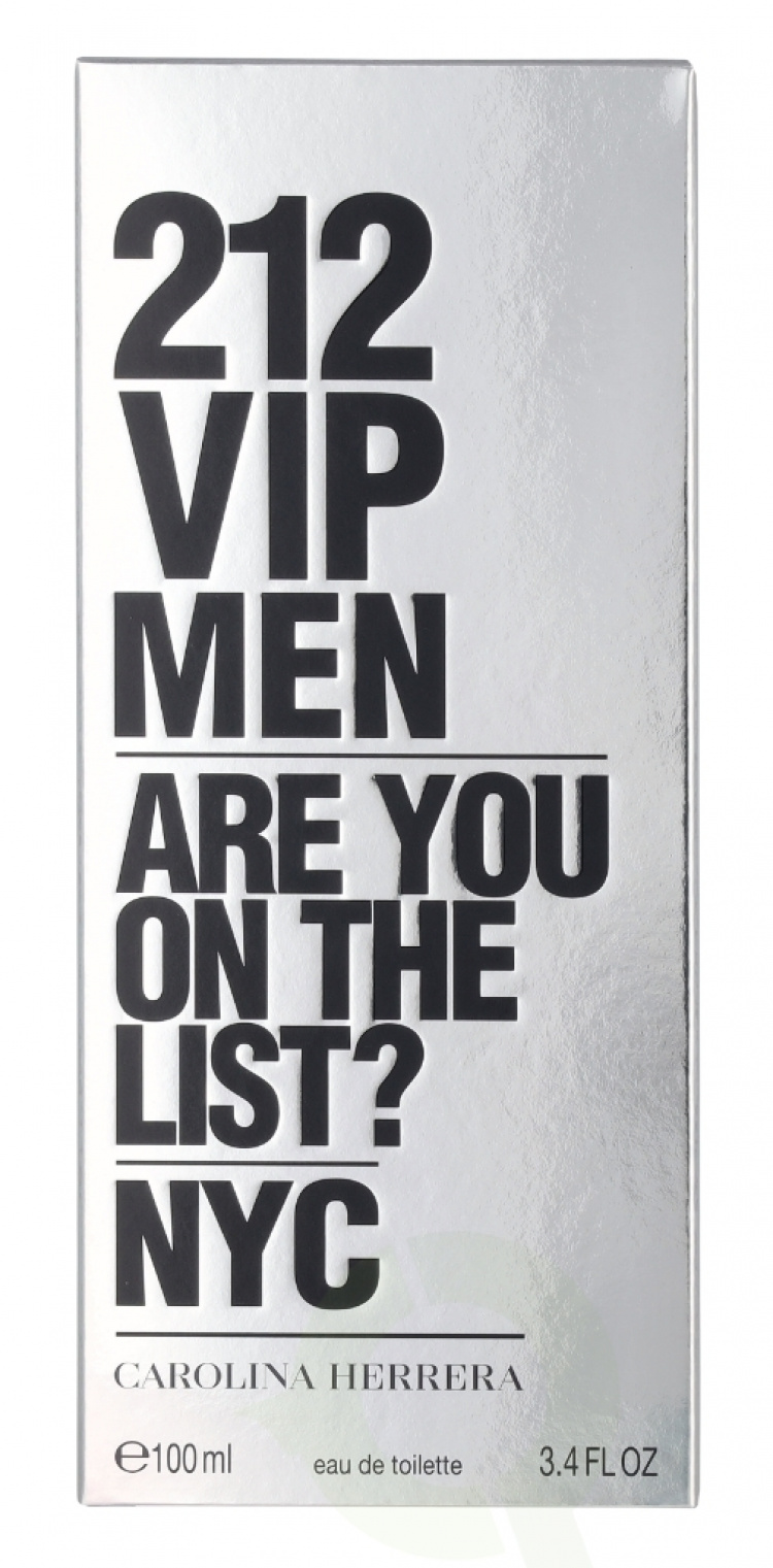 Carolina Herrera 212 VIP Men Edt Spray 100 ml