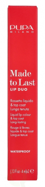 Pupa Milano Pupa Made to Last Lip Duo Lipstick 8 ml #005 Deep Ruby
