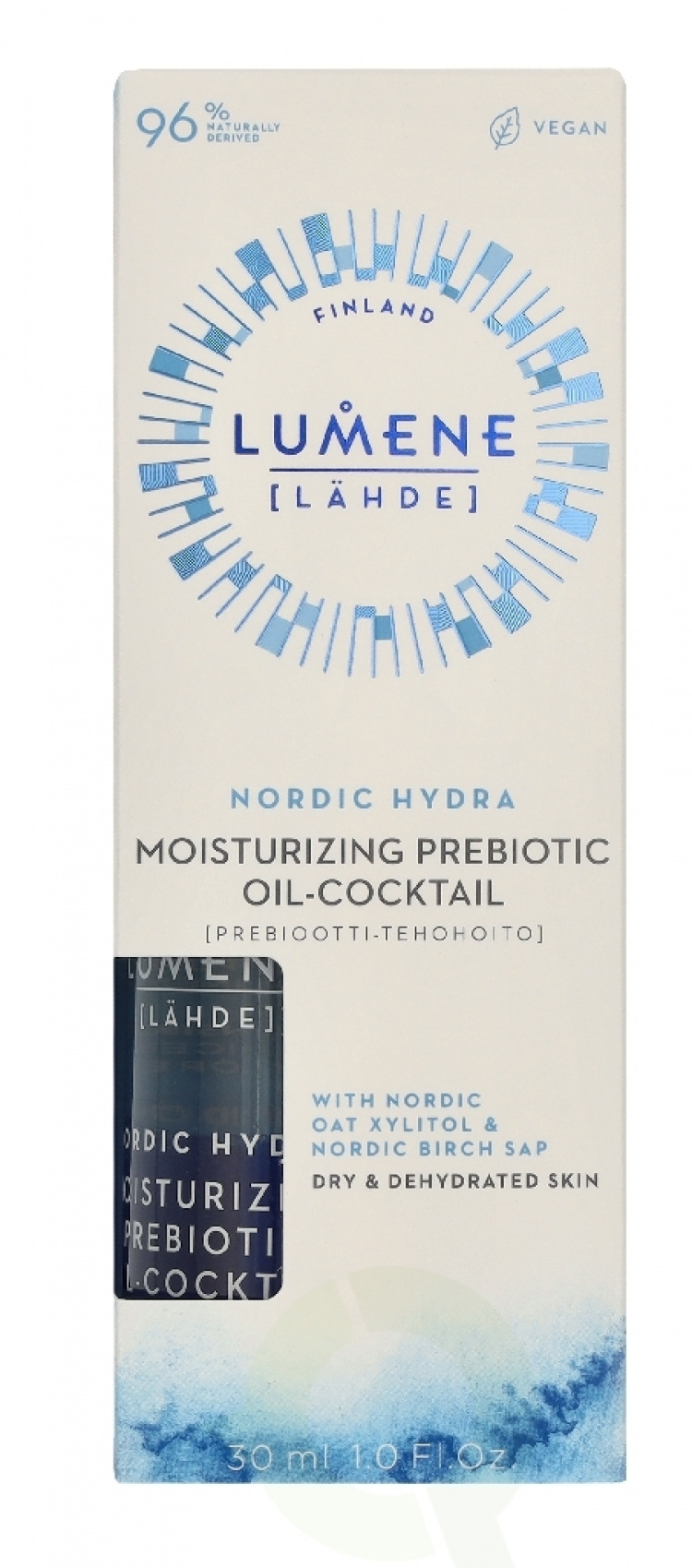 Lumene Nordic Hydra Face Moisturizing Prebiotic Oil-Cocktail 30 ml