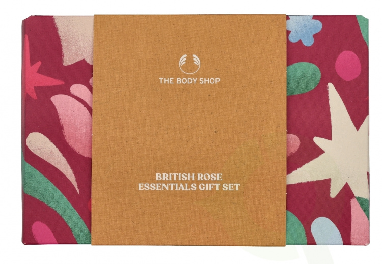 The Body Shop G3 Small British Rose Giftset 140 ml Hand Cream 30ml/Body Butter 50ml/Shower Cream 60ml