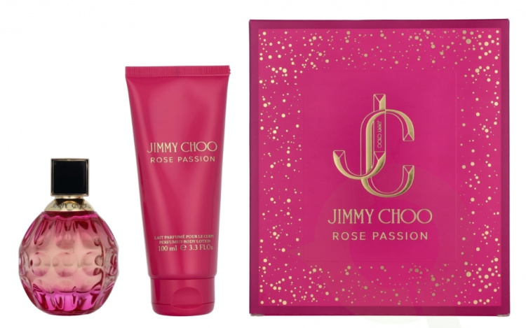 Jimmy Choo Rose Passion Giftset 160 ml Edp Spray 60ml/Perfumed Body Lotion 100ml