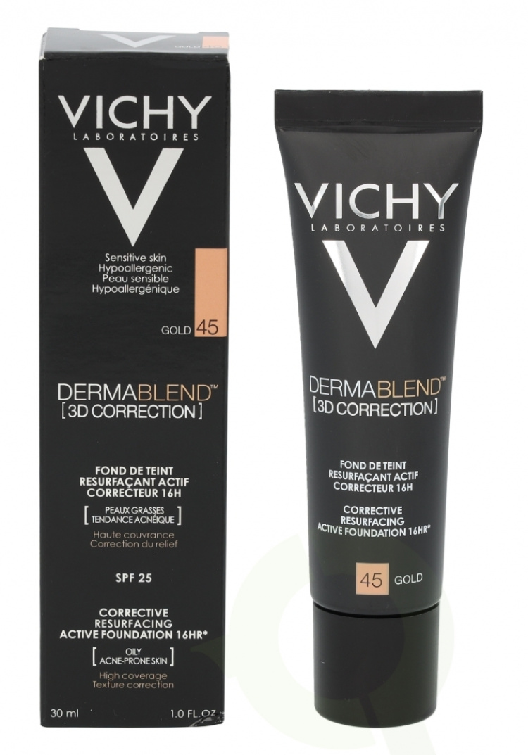 Vichy Dermablend 3D Correction SPF19 30 ml #45 Gold