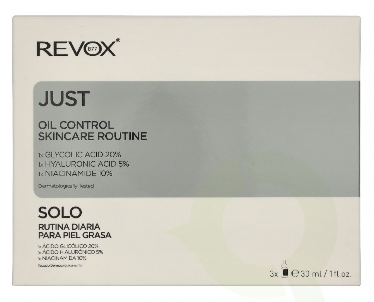 Revox B77 Just Oil Control Skincare Routine 90 ml - 3 x 30ml
