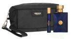 Versace Dylan Blue Pour Homme Giftset 110 ml Edt Spray 100ml/Edt Spray 10ml/Black Trousse
