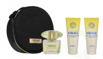 Versace Yellow Diamond Giftset 290 ml Edt Spray 90ml/Bath & Shower Gel 100ml/Body Lotion 100ml/Make-Up Case