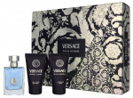 Versace Pour Homme Giftset 150 ml Edt Spray 50ml/Aftershave Balm 50ml/Hair & Body Shampoo 50ml