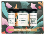 The Body Shop G1 Shower Cream Trio Set 180 ml Pink Grapefruit Shower Cream 60ml/Strawberry Shower Cream 60ml/British Rose Shower Cream 60ml