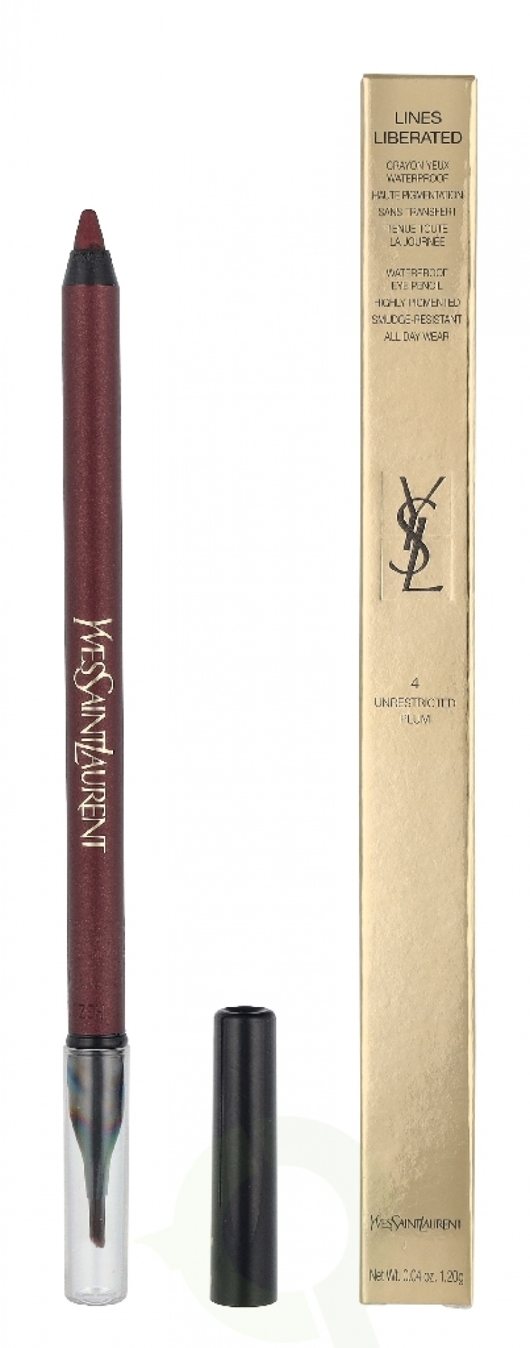 Yves Saint Laurent YSL Lines Liberated Eye Liner Waterproof 1.2 g #04 Unrestricted Plum