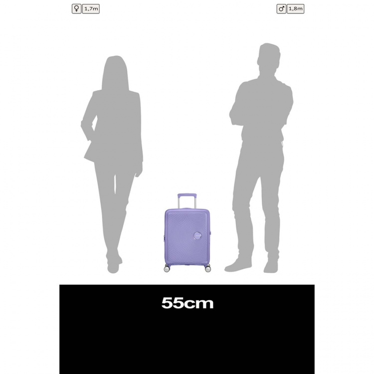 American Tourister Kabinväska Soundbox Exp. 55 Lavender