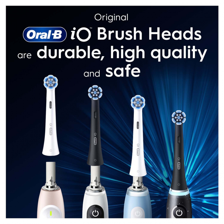 Oral B Borsthuvud iO Gentle Care Black 4st
