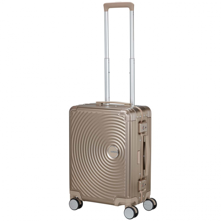 American Tourister Kabinväska Soundbox Aluminium 55 Bronze