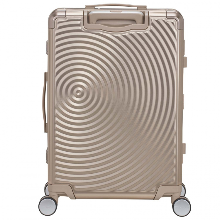American Tourister Resväska Soundbox Aluminium 68 Medium Bronze