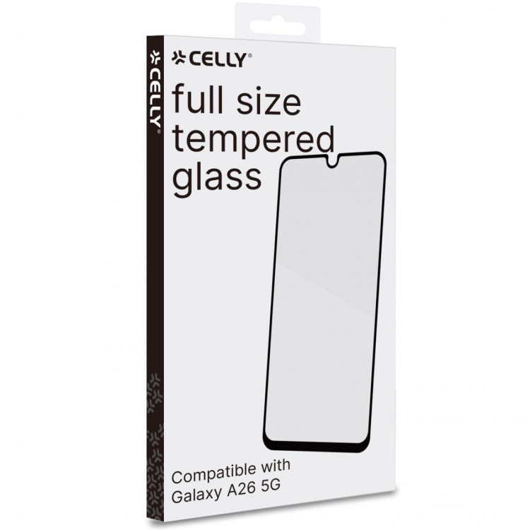 Celly Full Glass Skärmskydd Härdat glas Galaxy A26 / Galaxy A16