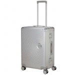 American Tourister Resväska Soundbox Aluminium 68 Medium Silver