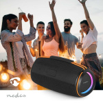 Nedis Bluetooth®-Speaker | 360 min | Handheld Ontwerp | 60 W | Stereo | Buitenshuis / Home / Portable | Oranje / Zwart