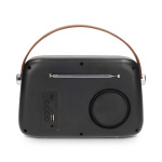 Nedis FM-Radio | Draagbaar Model | Bluetooth® / FM | Accu gevoed / USB Gevoed | Analoog | 10 W | Bluetooth® | Zwart