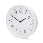 Nedis Wandklok | Diameter: 360 mm | ABS | Stille beweging | Wit