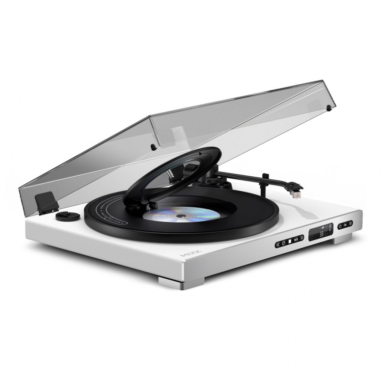MIXX Vinyl- och CD-Spelare Analog Plus 2-in-1 Vit