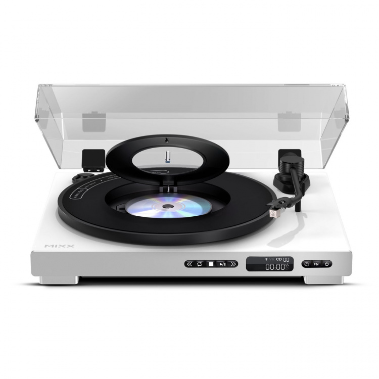 MIXX Vinyl- och CD-Spelare Analog Plus 2-in-1 Vit