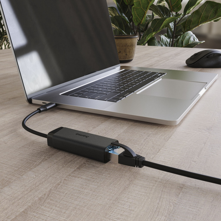 Hama Nätverksadapter USB-C 3.0 RJ45/LAN
