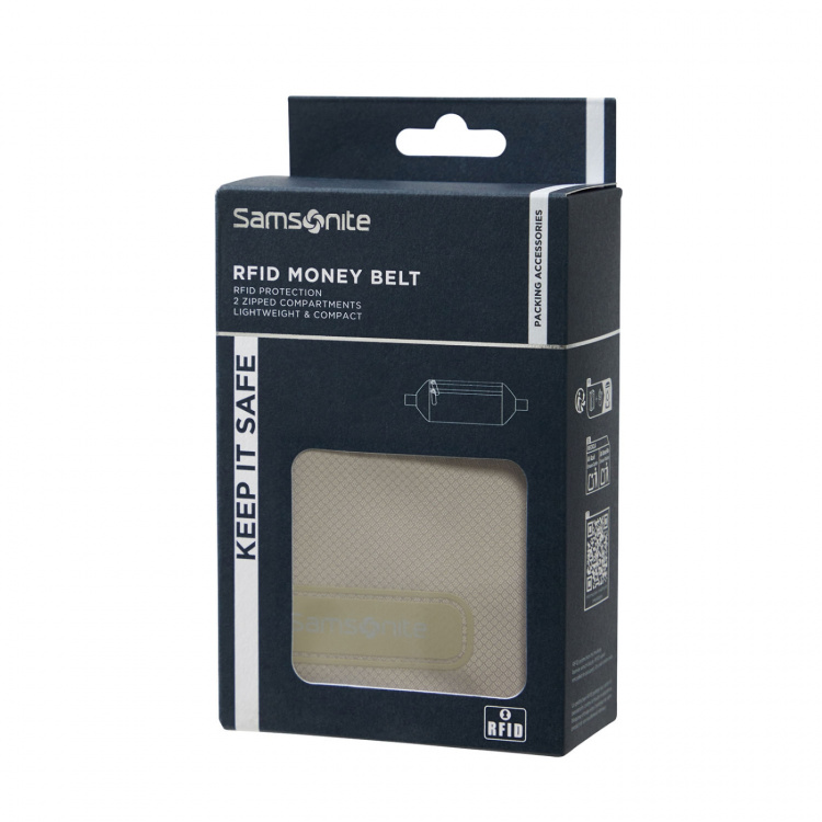 Samsonite Pengabälte TA Revolution RFID Grå