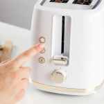 Taurus Brödrost Fusion Crunch Långt Spår Vit