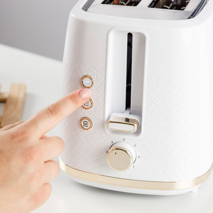 Taurus Brödrost Fusion Crunch Långt Spår Vit