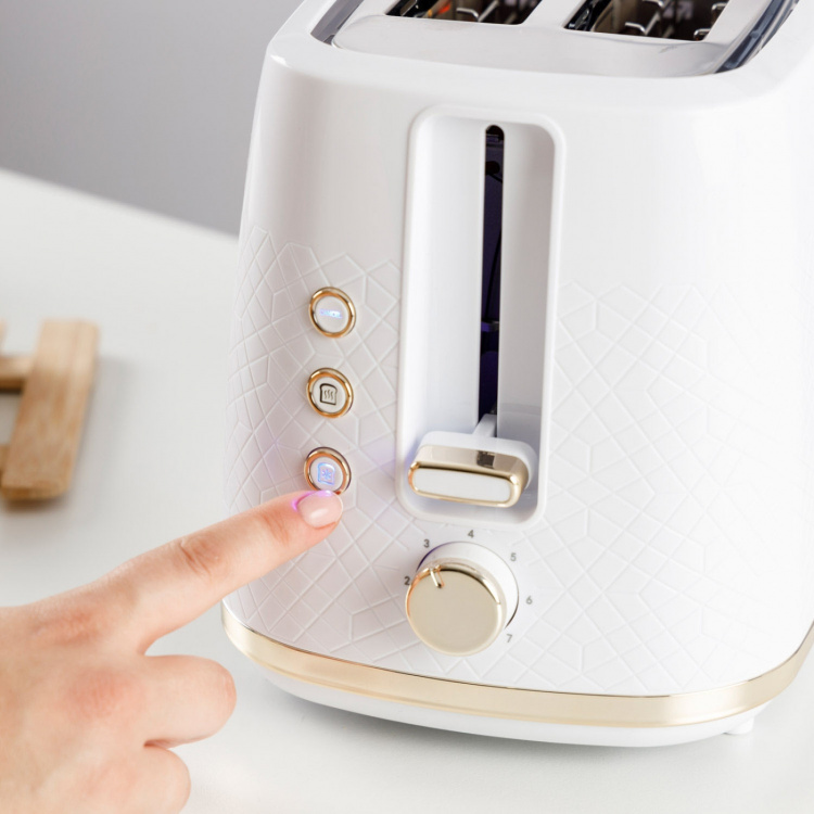 Taurus Brödrost Fusion Crunch Långt Spår Vit