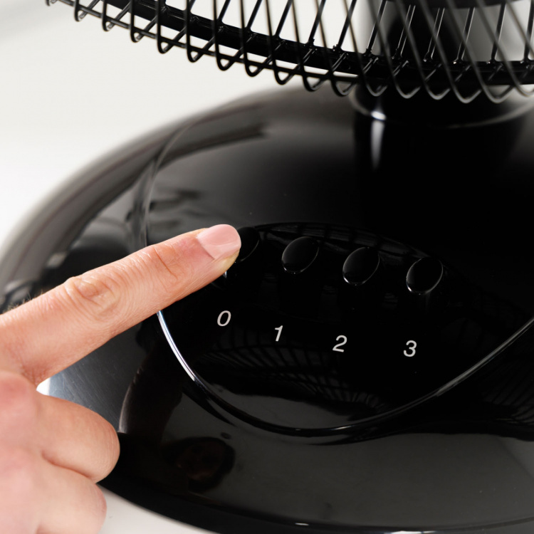 Taurus Skrivbordsfläkt Greco 16 Svart 40cm