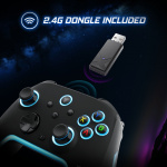 DragonShock Handkontroll Aurora+ Holder - iOS/Android/PC/PS3 Svart