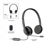 MIXX Stereo Headset H1u Trådbunden USB-A