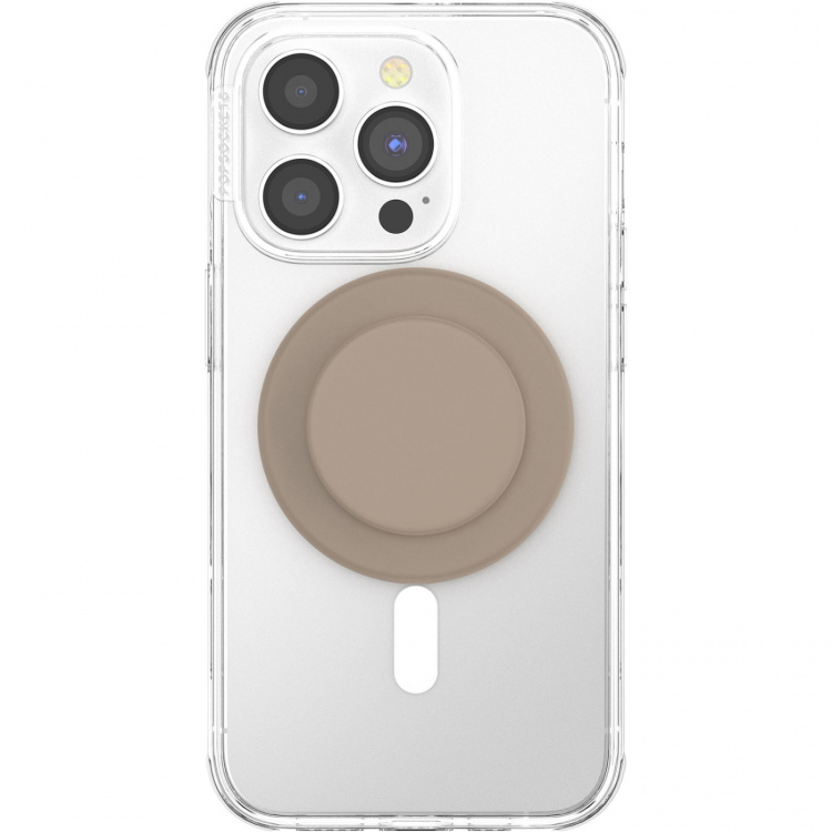 PopSockets PopGrip för MagSafe Soft Touch Latte