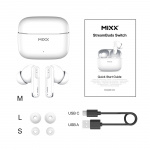 MIXX Hörlurar Switch S7 In-Ear Tws Vit