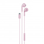 Happy Plugs Hörlurar In-Ear USB-C Trådbundna Rosa